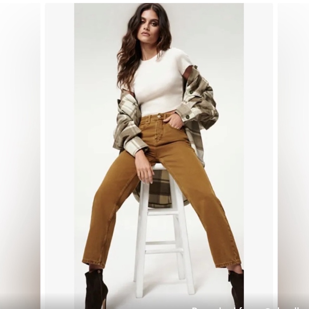Good American new with tags brown jeans
